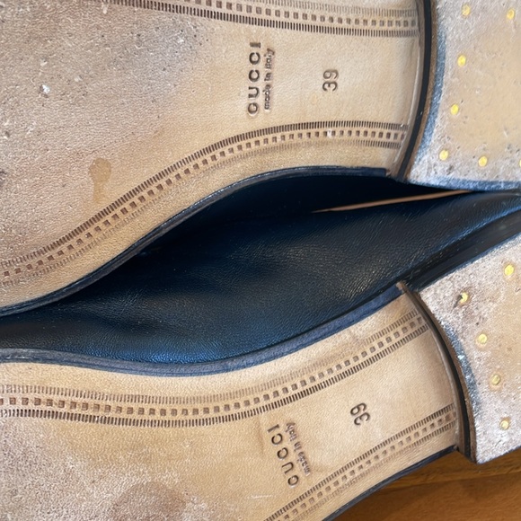 Gucci Brixton Leather Horsebit Loafers size 39 Box - Picture 7 of 13